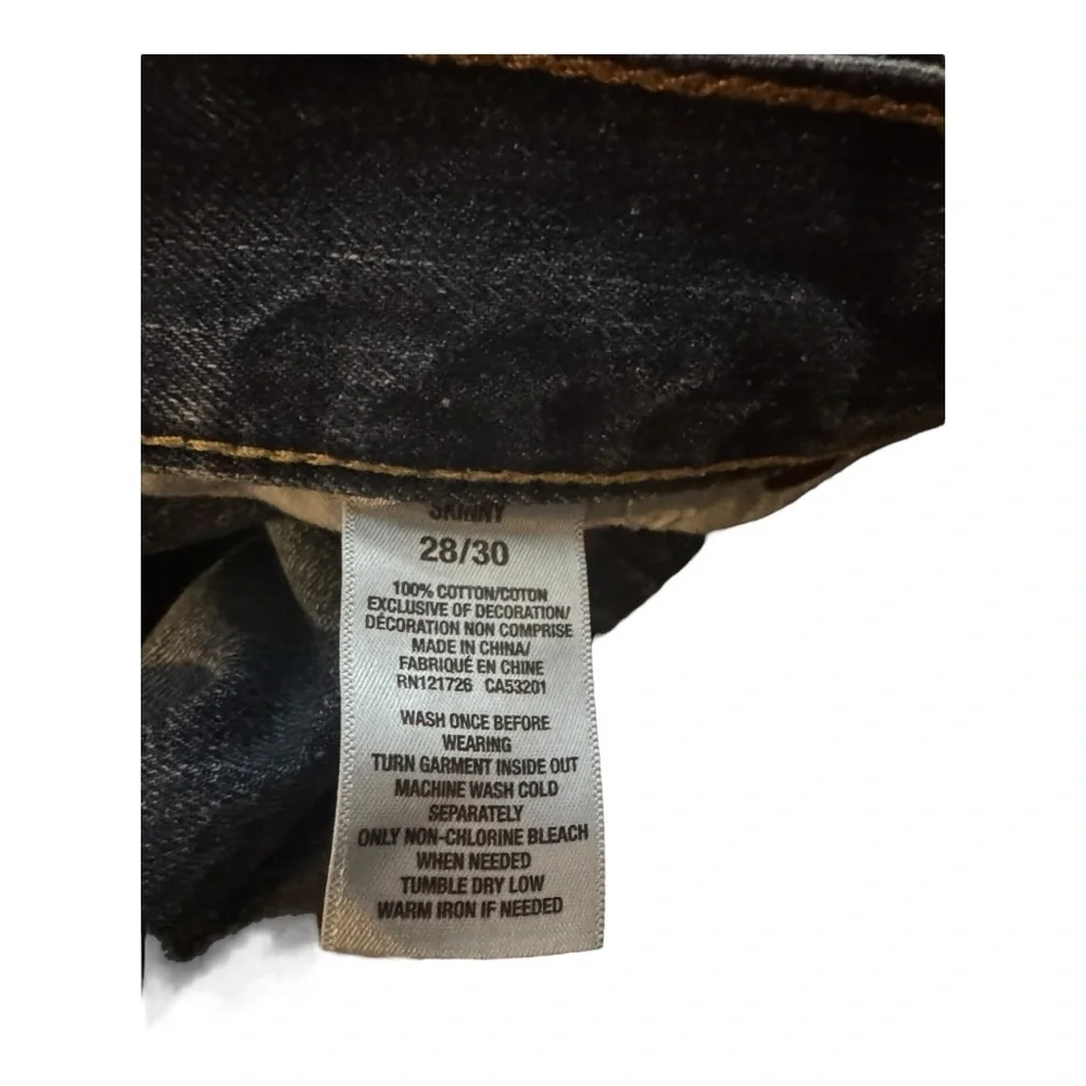 Aeropostale Men's Dark Blue Straight Jeans - Picture 7 of 7